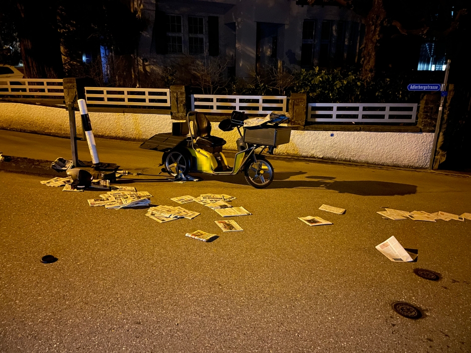 &Uuml;bersichtsaufnahme Verkehrsunfall